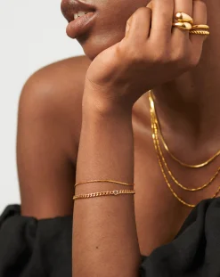 April Birthstone Chain Bracelet