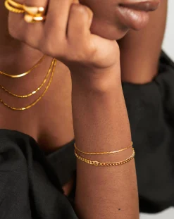 April Birthstone Chain Bracelet