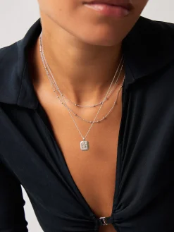 April Birthstone Pendant Necklace