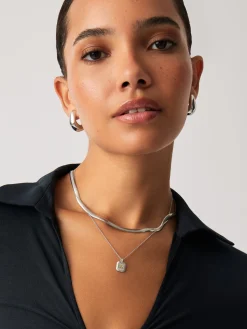 April Birthstone Pendant Necklace