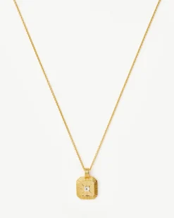 April Birthstone Pendant Necklace