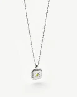 August Birthstone Pendant Necklace