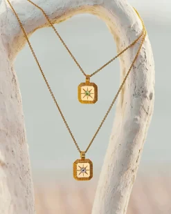 August Birthstone Pendant Necklace