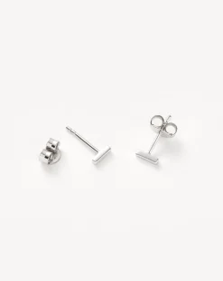 Bar Stud Earrings