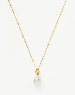 Baroque Pearl Chain Necklace