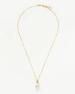 Baroque Pearl Chain Necklace