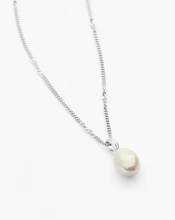 Baroque Pearl Twisted Chain Necklace