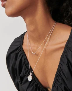 Beaded Floating Necklace