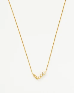 Beaded Stone Pendant Necklace