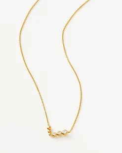 Beaded Stone Pendant Necklace