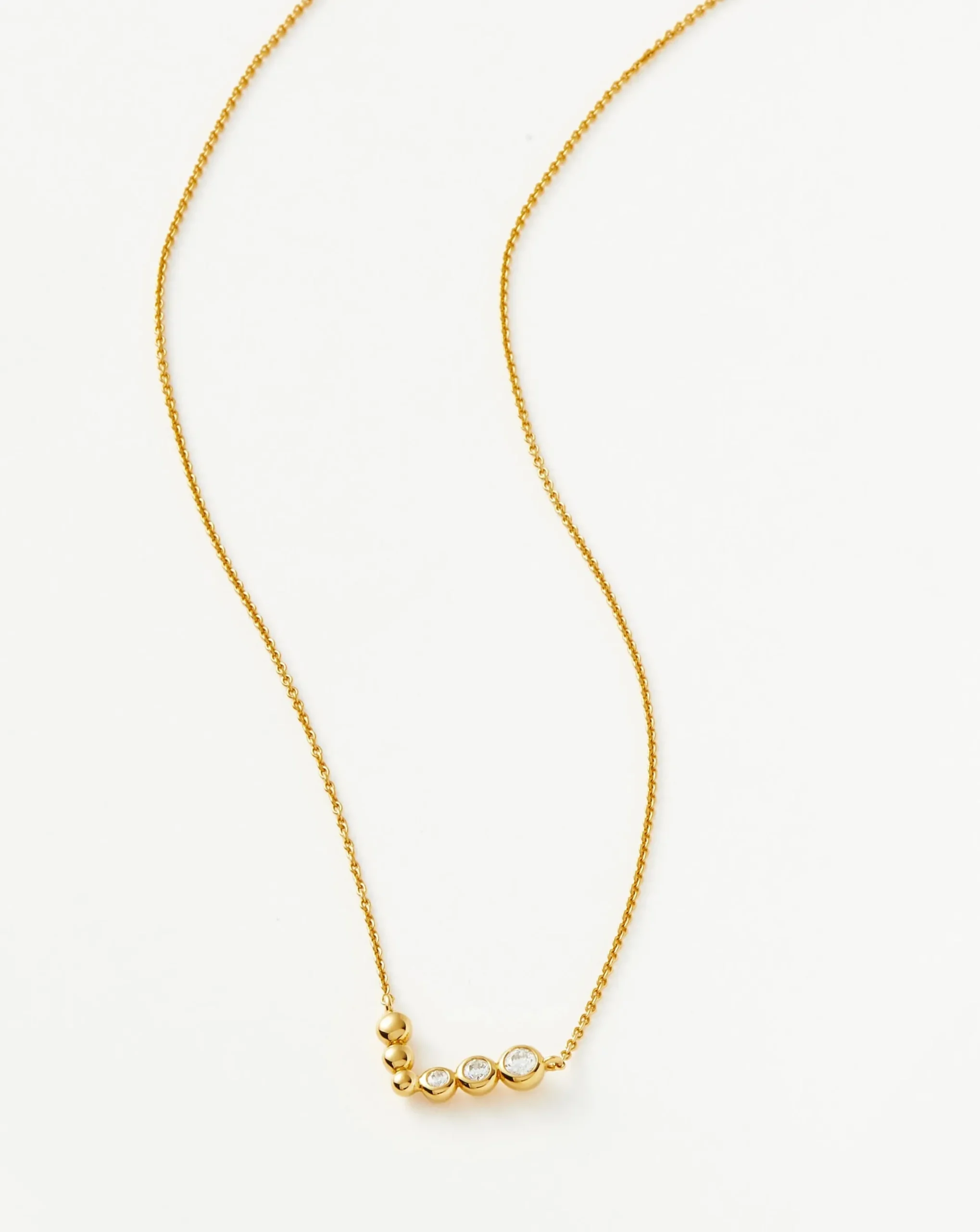 Beaded Stone Pendant Necklace
