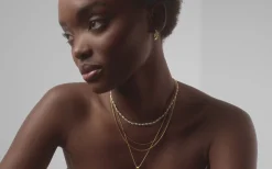 Box Link Double Chain Necklace