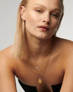 Box Link Double Chain Necklace