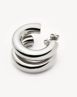 Chubby Large Hoop Earrings