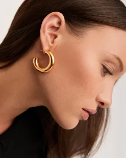 Chubby Large Hoop Earrings