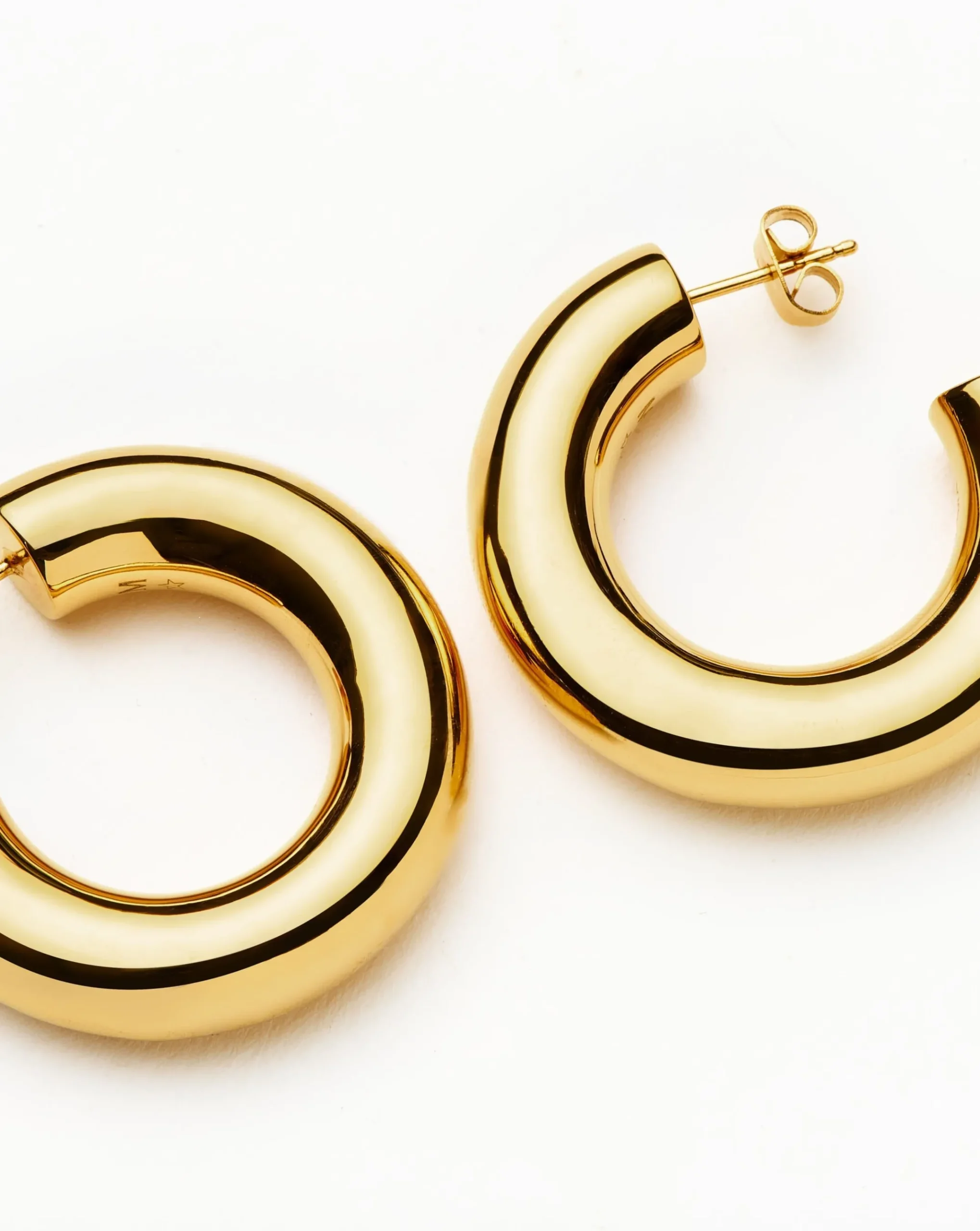 Chubby Large Hoop Earrings