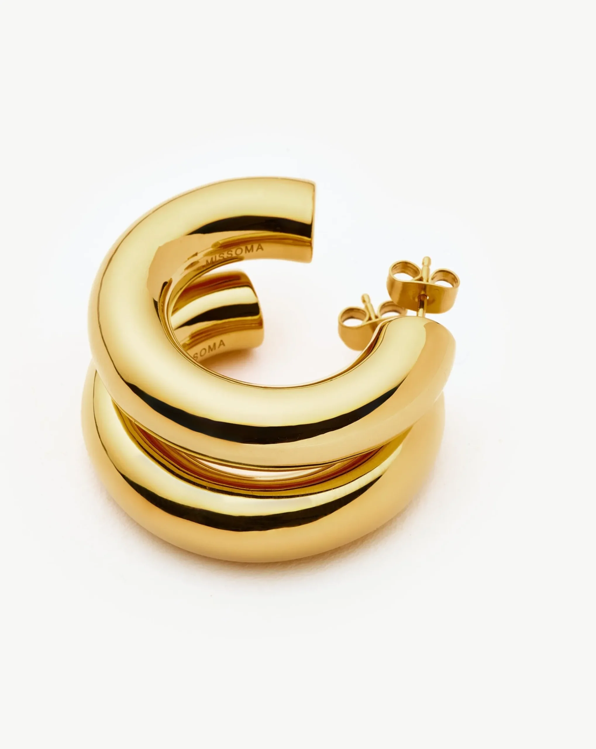 Chubby Large Hoop Earrings