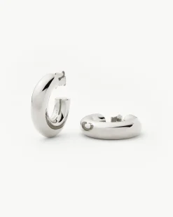 Chubby Medium Hoop Earrings