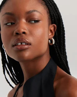 Chubby Medium Hoop Earrings
