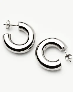 Chubby Medium Hoop Earrings