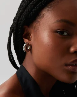 Chubby Medium Hoop Earrings