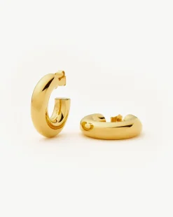 Chubby Medium Hoop Earrings