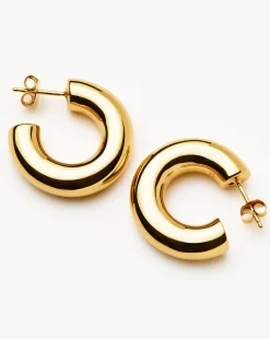 Chubby Medium Hoop Earrings