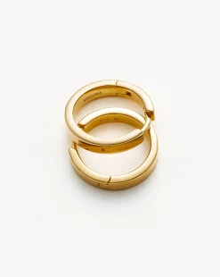 Classic Flat Small Hoop Earrings