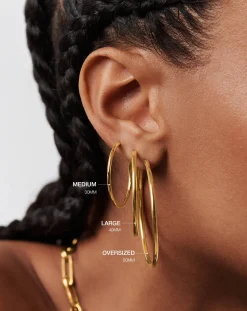 Classic Medium Hoop Earrings