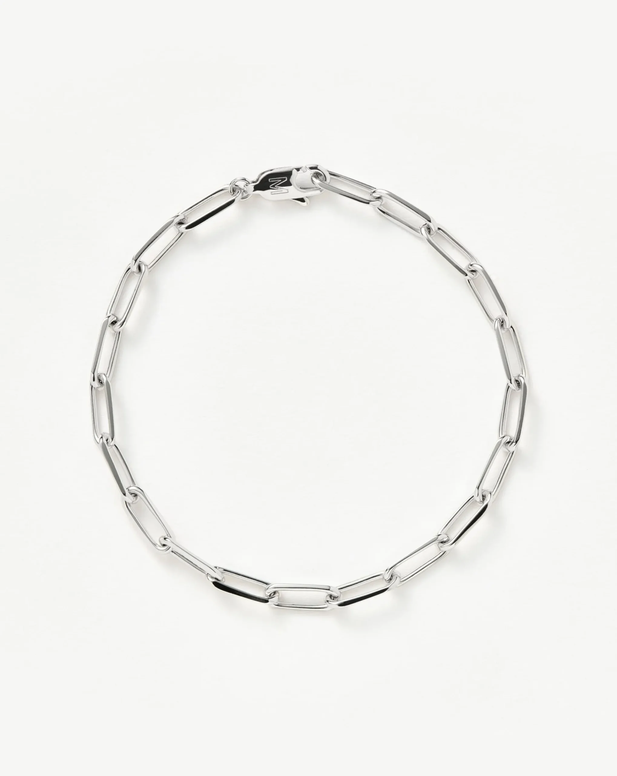 Classic Mini Paperclip Chain Bracelet