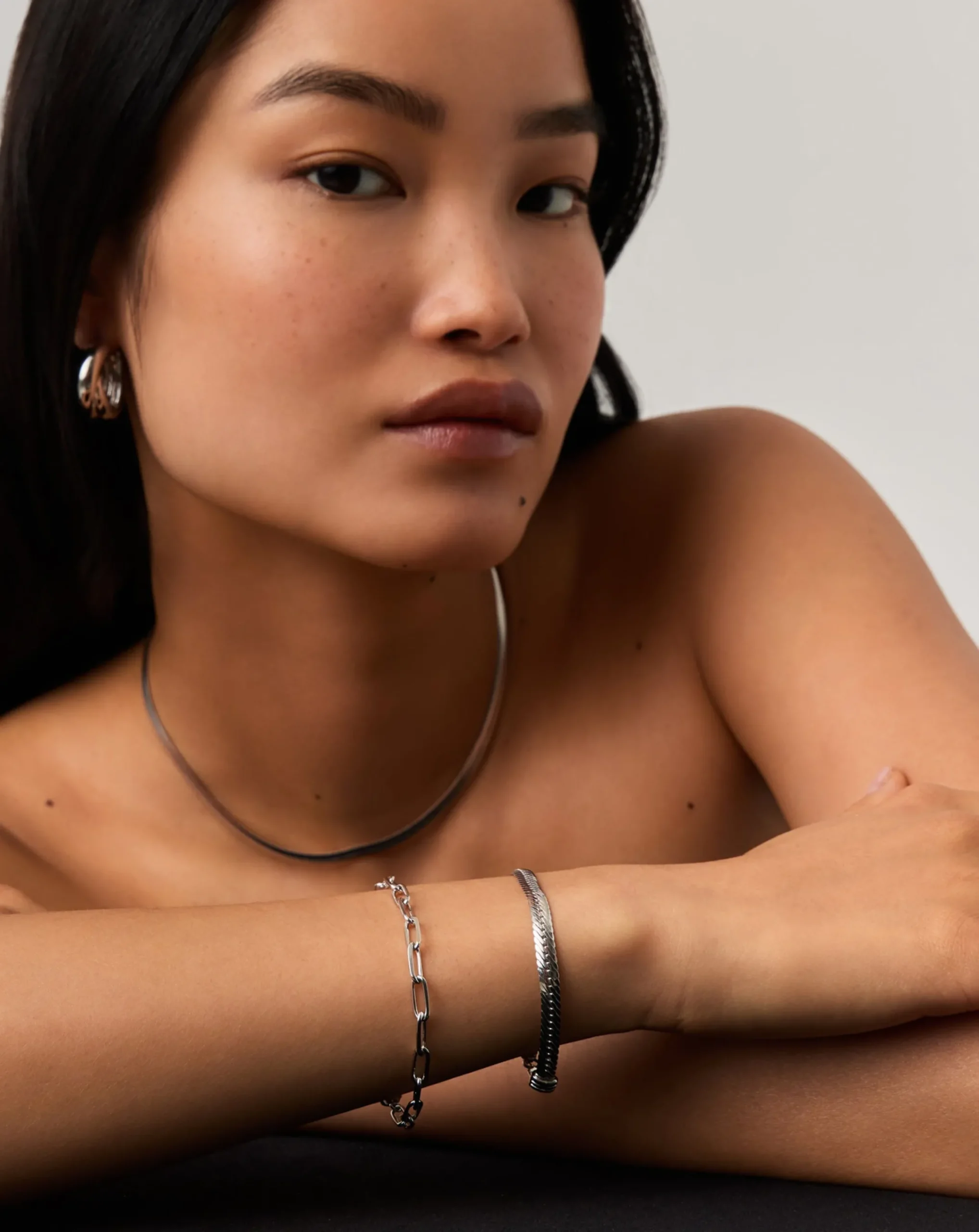 Classic Mini Paperclip Chain Bracelet