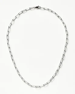 Classic Mini Short Paperclip Chain Necklace