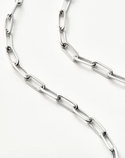 Classic Mini Short Paperclip Chain Necklace