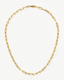 Classic Mini Short Paperclip Chain Necklace