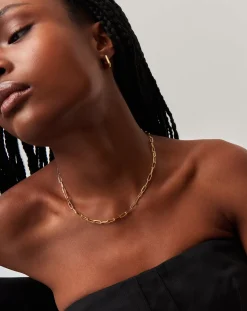 Classic Mini Short Paperclip Chain Necklace