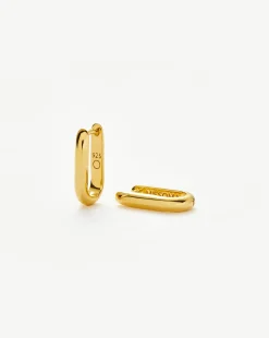 Classic Ovate Hoop Earrings