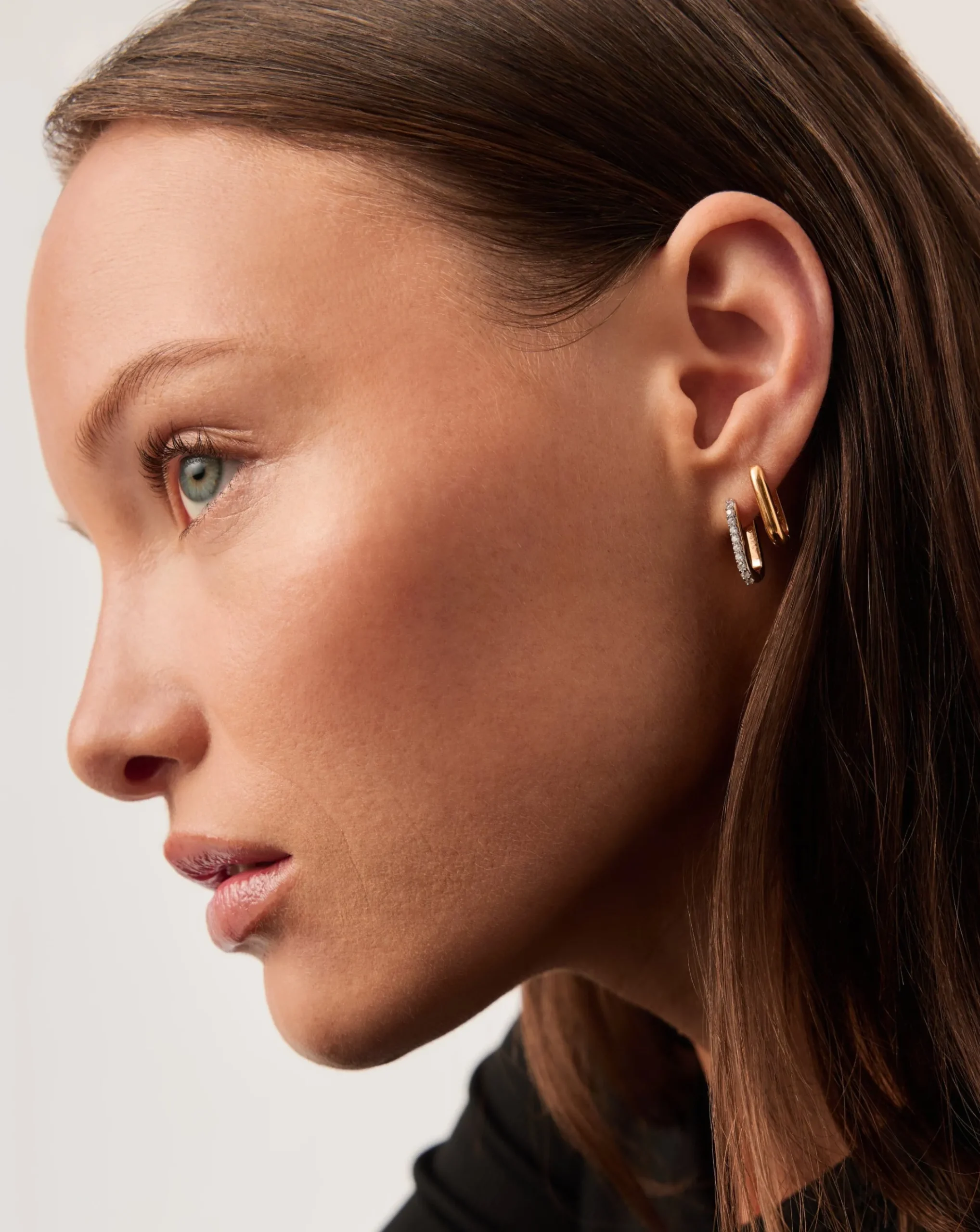 Classic Ovate Hoop Earrings