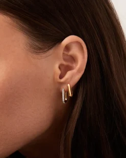Classic Ovate Hoop Earrings