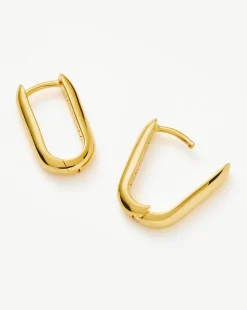 Classic Ovate Hoop Earrings
