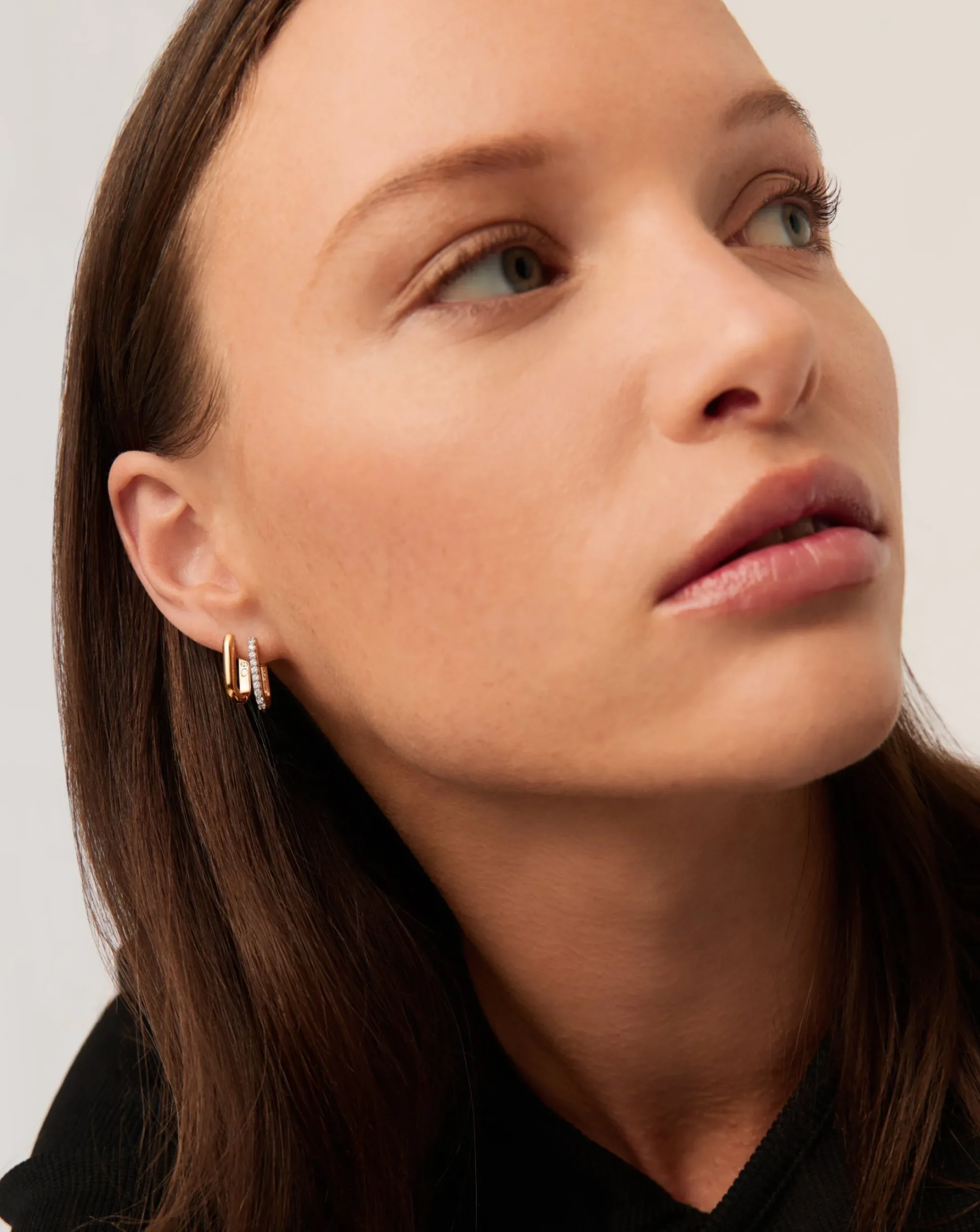 Classic Ovate Hoop Earrings
