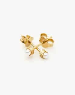 Classic Pearl Stud Earrings
