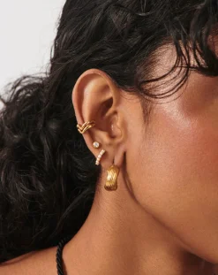 Classic Stone Stud Earrings