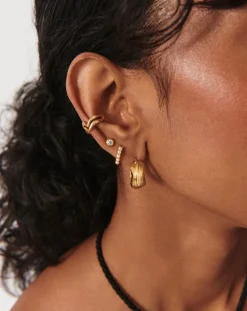 Classic Stone Stud Earrings