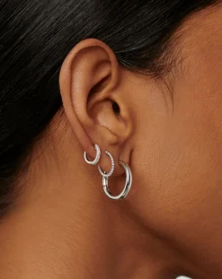 Classic Tunnel Small Hoop Earrings