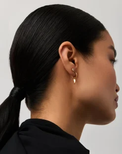 Claw Hoop & Stud Earring Set