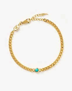 December Birthstone Chain Bracelet