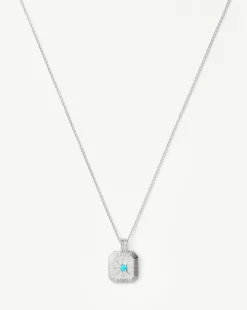 December Birthstone Pendant Necklace