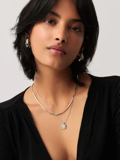 December Birthstone Pendant Necklace