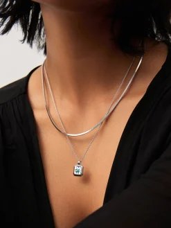 December Birthstone Pendant Necklace