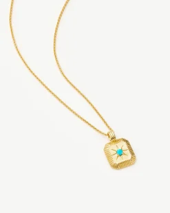 December Birthstone Pendant Necklace